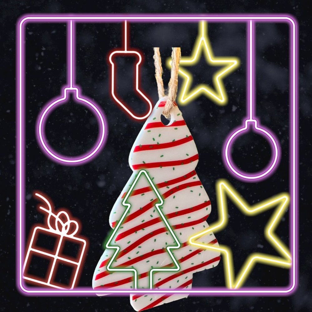 Festive Christmas Tree Ornament